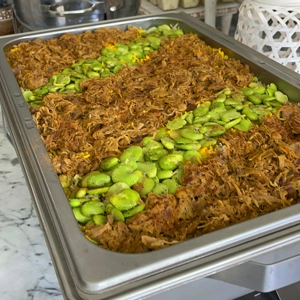 باقالی پلو با ماهیچه