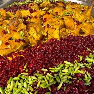 زرشک پلو با مرغ