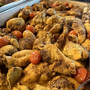 مرغ مخصوص زعفرانی