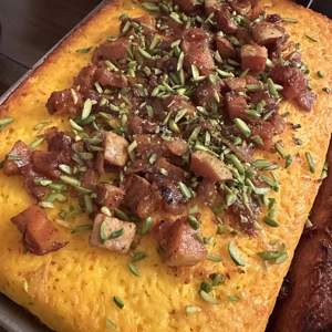 ته چین کدو حلوایی